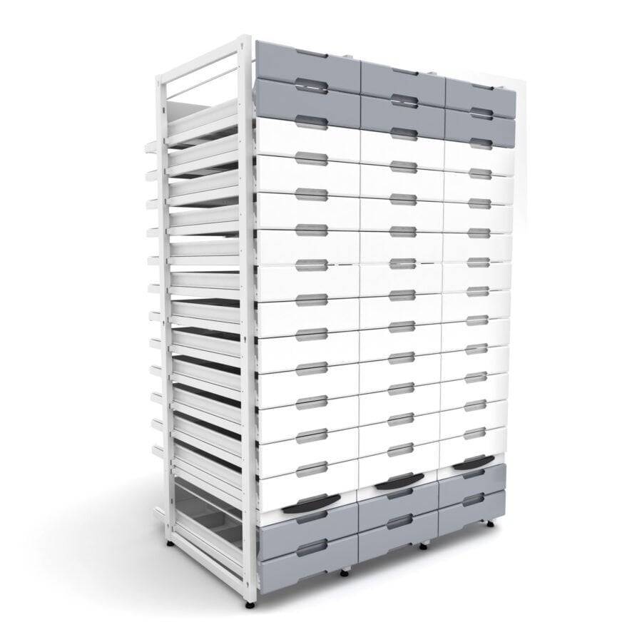 Üç Üniteli Eczane Rafı SE.60.10.03