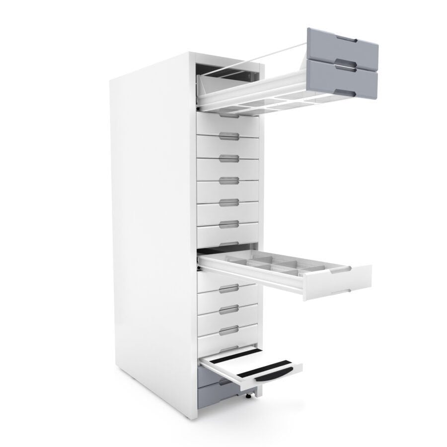 Üç Üniteli Eczane Rafı SE.60.10.03