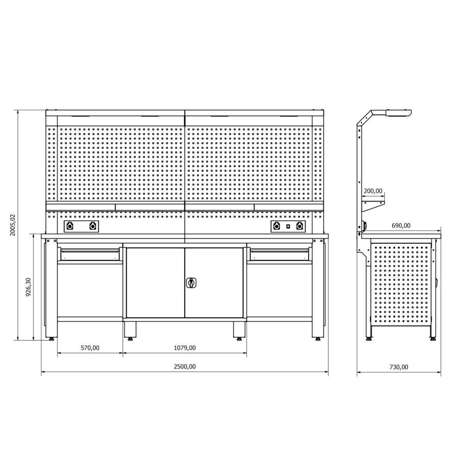 Plus Çalışma Tezgahı SE.36.17.32