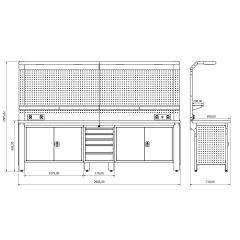 Plus Çalışma Tezgahı SE.36.17.26