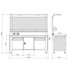 Plus Çalışma Tezgahı SE.36.17.33