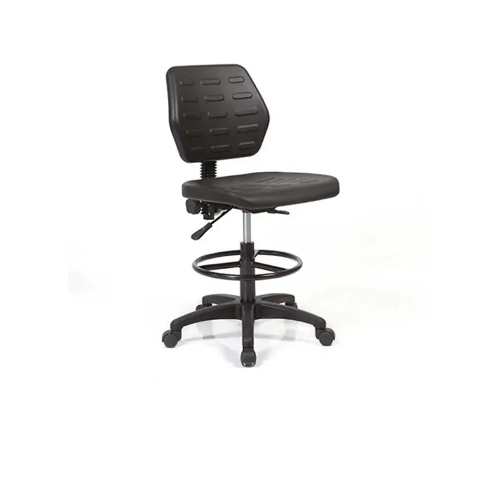 SE.80.15.06 Endüstriyel Ergonomik Çalışma Taburesi (Tam Çember + Sırtlık)