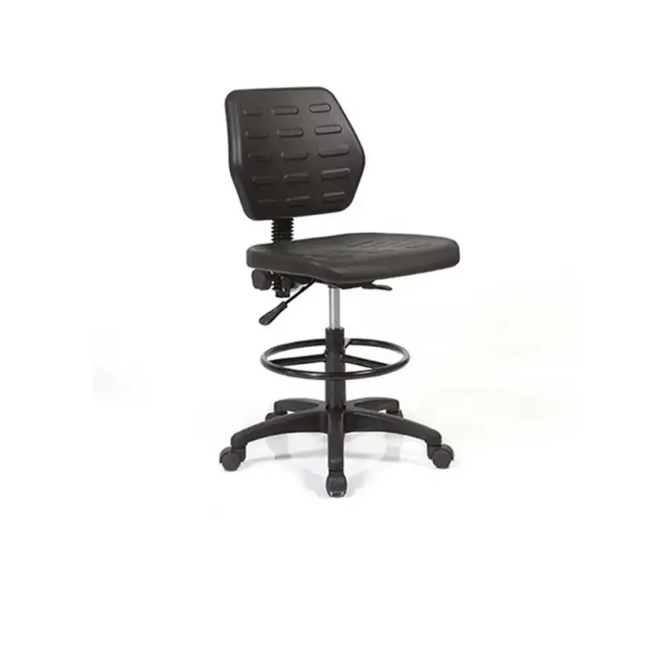 Endüstriyel Ergonomik Çalışma Taburesi (Tam Çember + Sırtlık) SE.80.15.06