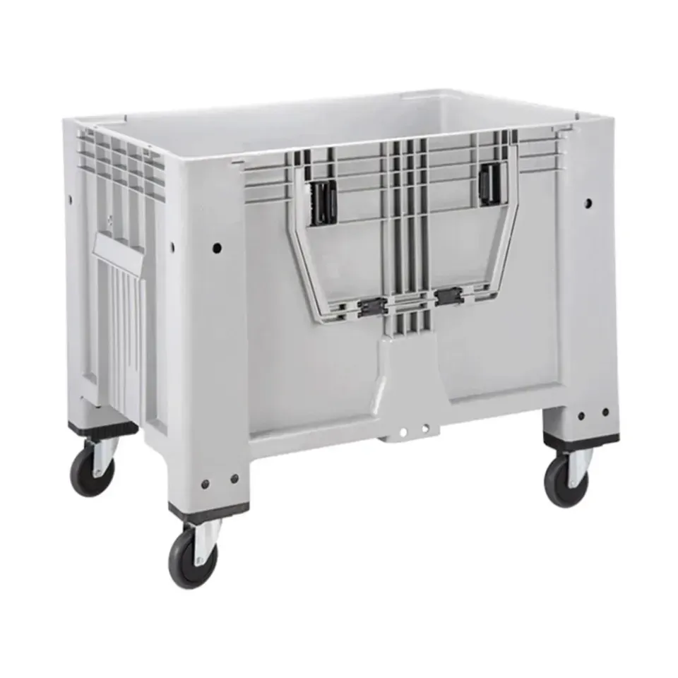 Kapalı Tip Tekerlekli Plastik Konteyner Kasa (Önden Açılır Kapaklı) SE.79.11.05