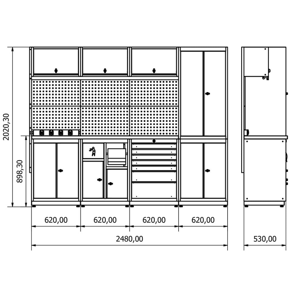 SE.36.18.13 Modüler Çalışma Tezgahı