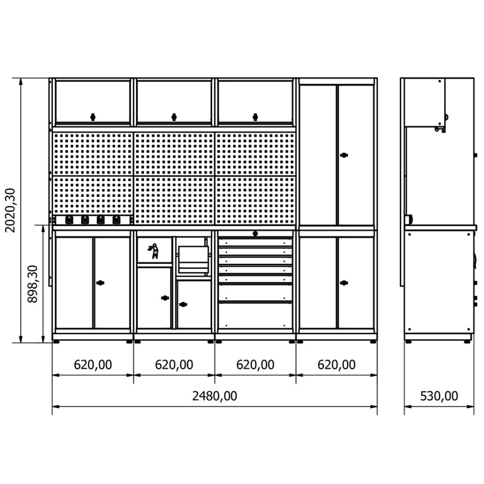 SE.36.18.13 Modüler Çalışma Tezgahı