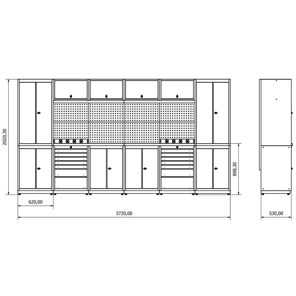 Modüler Çalışma Tezgahı SE.36.18.31