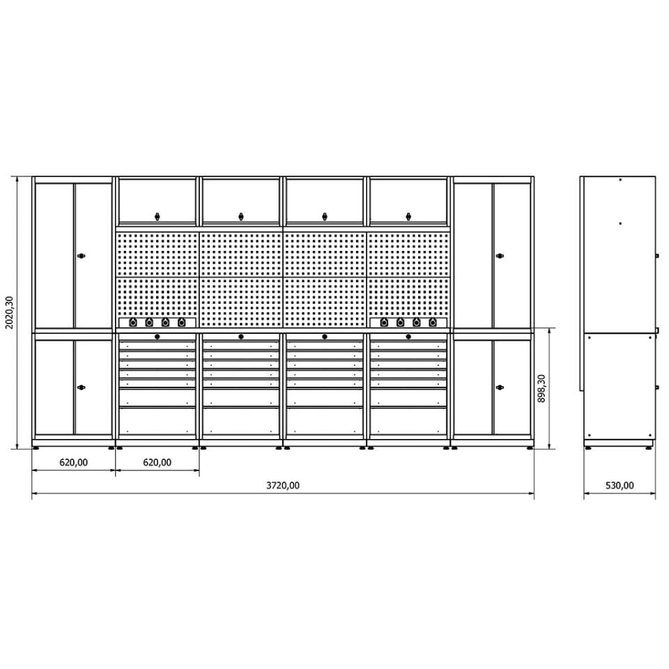 SE.36.18.32 Modüler Çalışma Tezgahı
