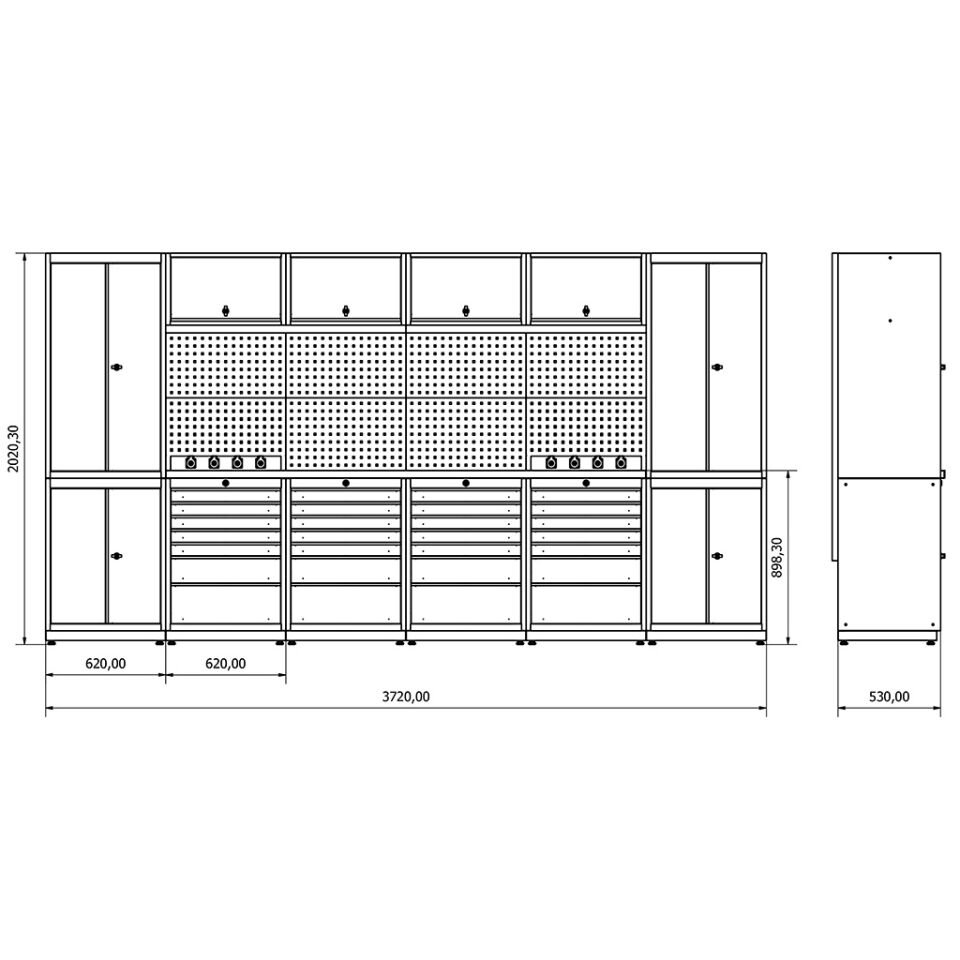SE.36.18.32 Modüler Çalışma Tezgahı