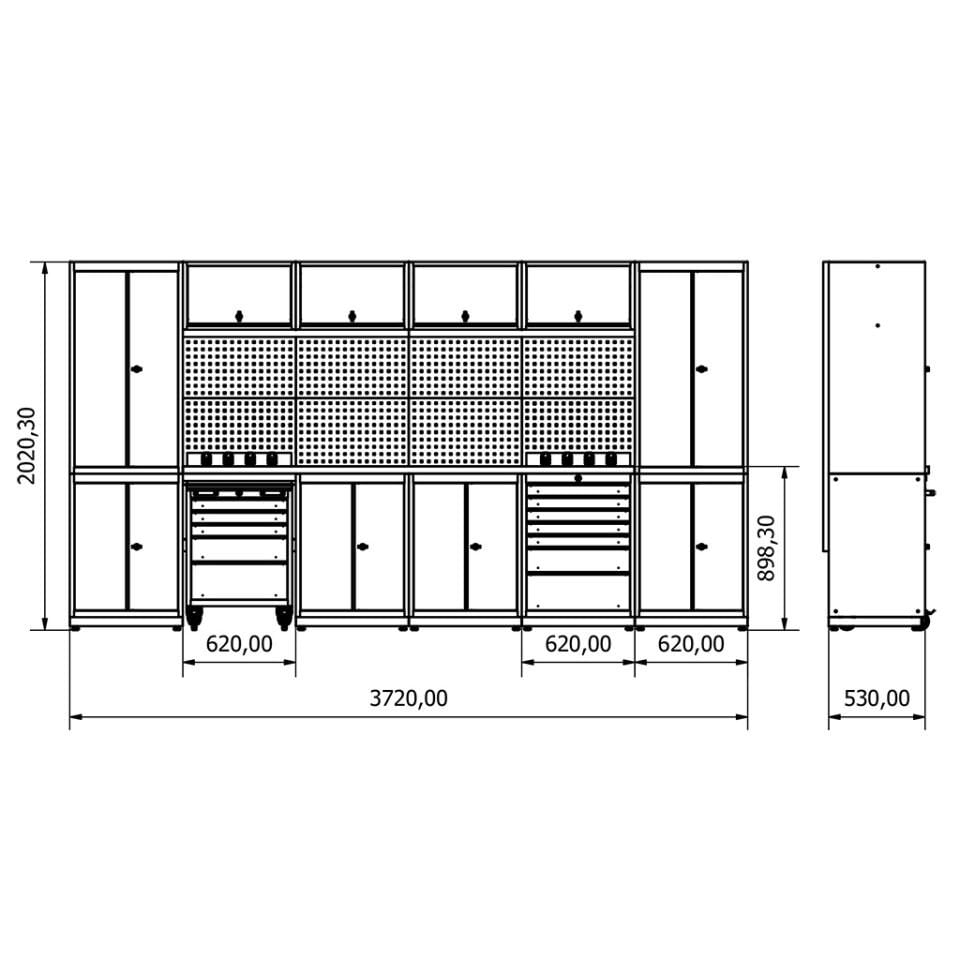 SE.36.18.33 Modüler Çalışma Tezgahı